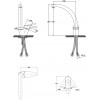 Смеситель KAISER County 55244-6 для кухни